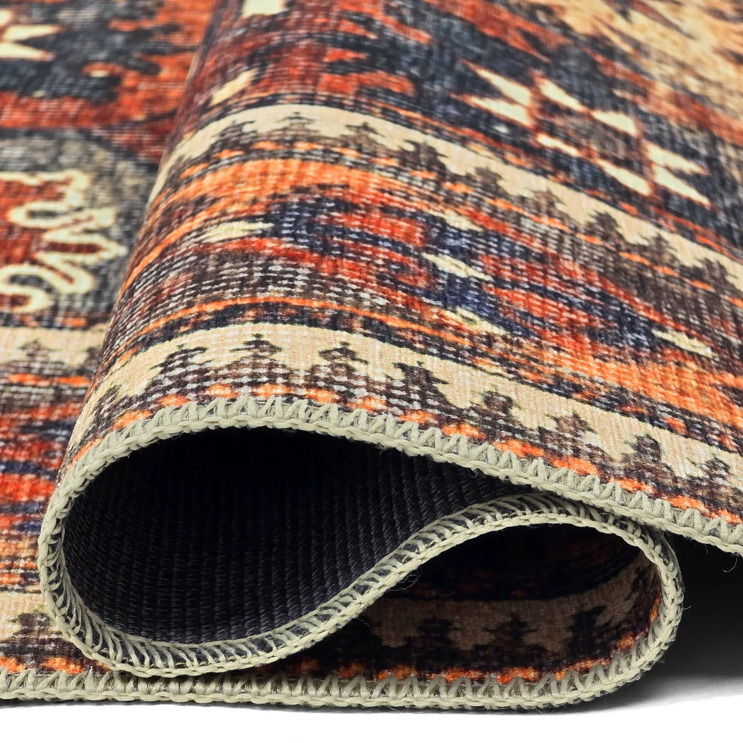 Tapis tissé à plat - Khalamir (rouge)