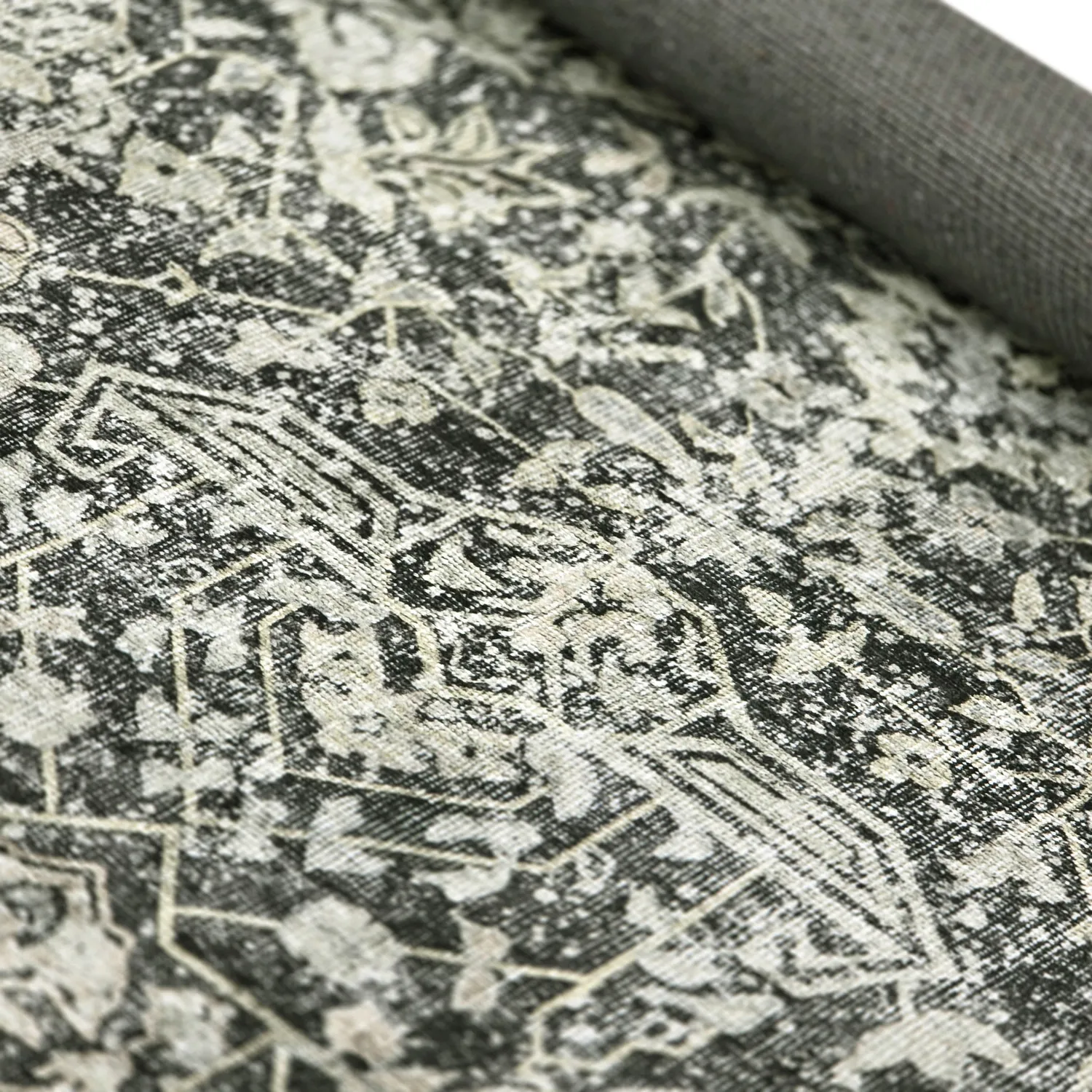 Flachgewebter Teppich - Meralis (schwarz)