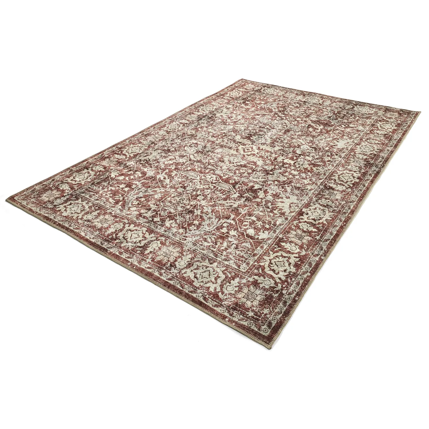 Tapis tissé à plat - Meralis (rouge)