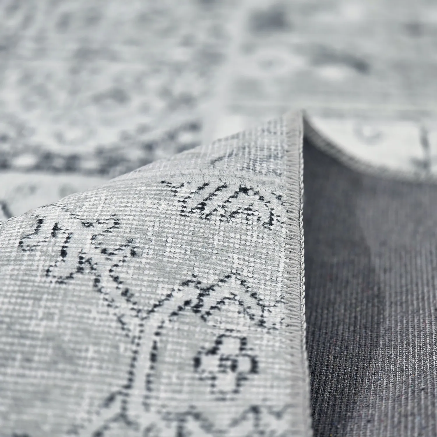 Flachgewebter Teppich - Myrina (grau)