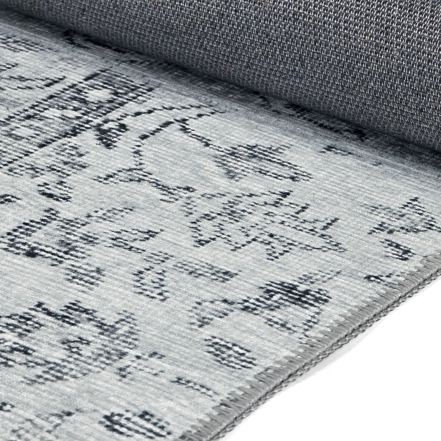 Flachgewebter Teppich - Myrina (grau)