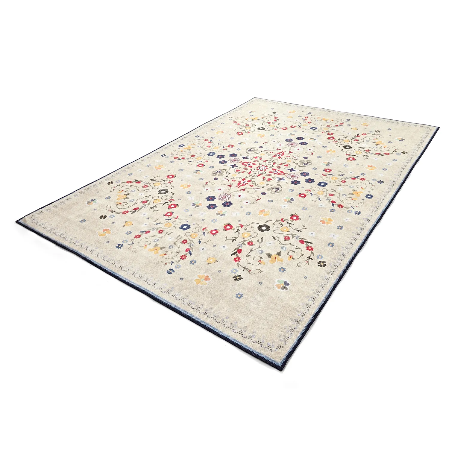 Flachgewebter Teppich - Nabilar (creme)