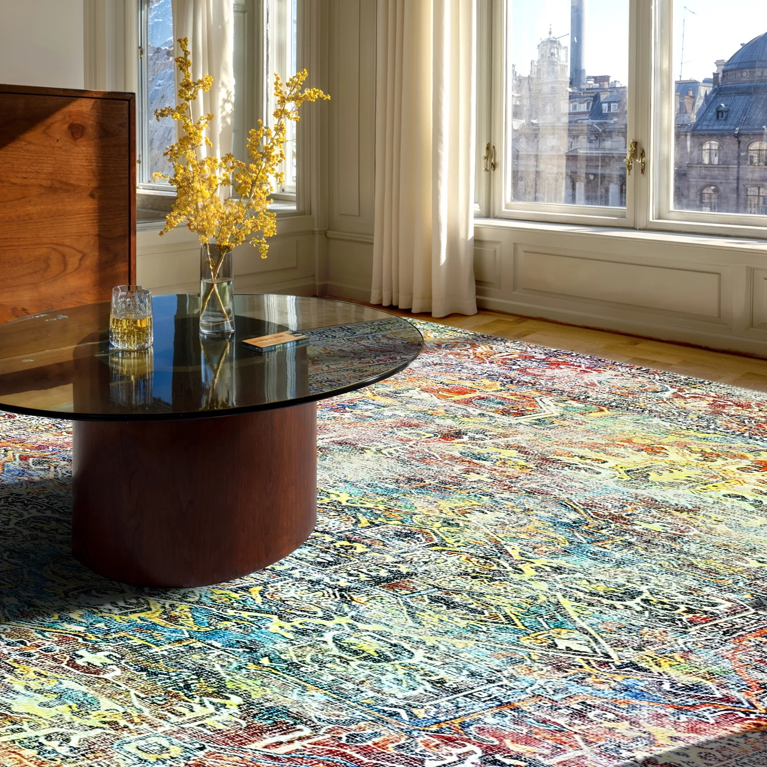 Flachgewebter Teppich - Oriental Rainbow (mehrfarbig)