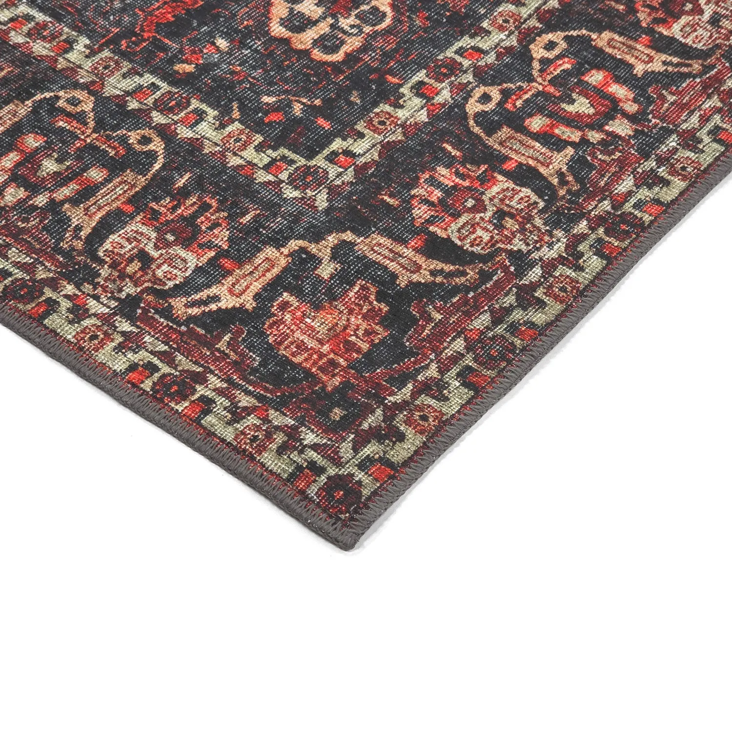 Flachgewebter Teppich - Velamir (rot)