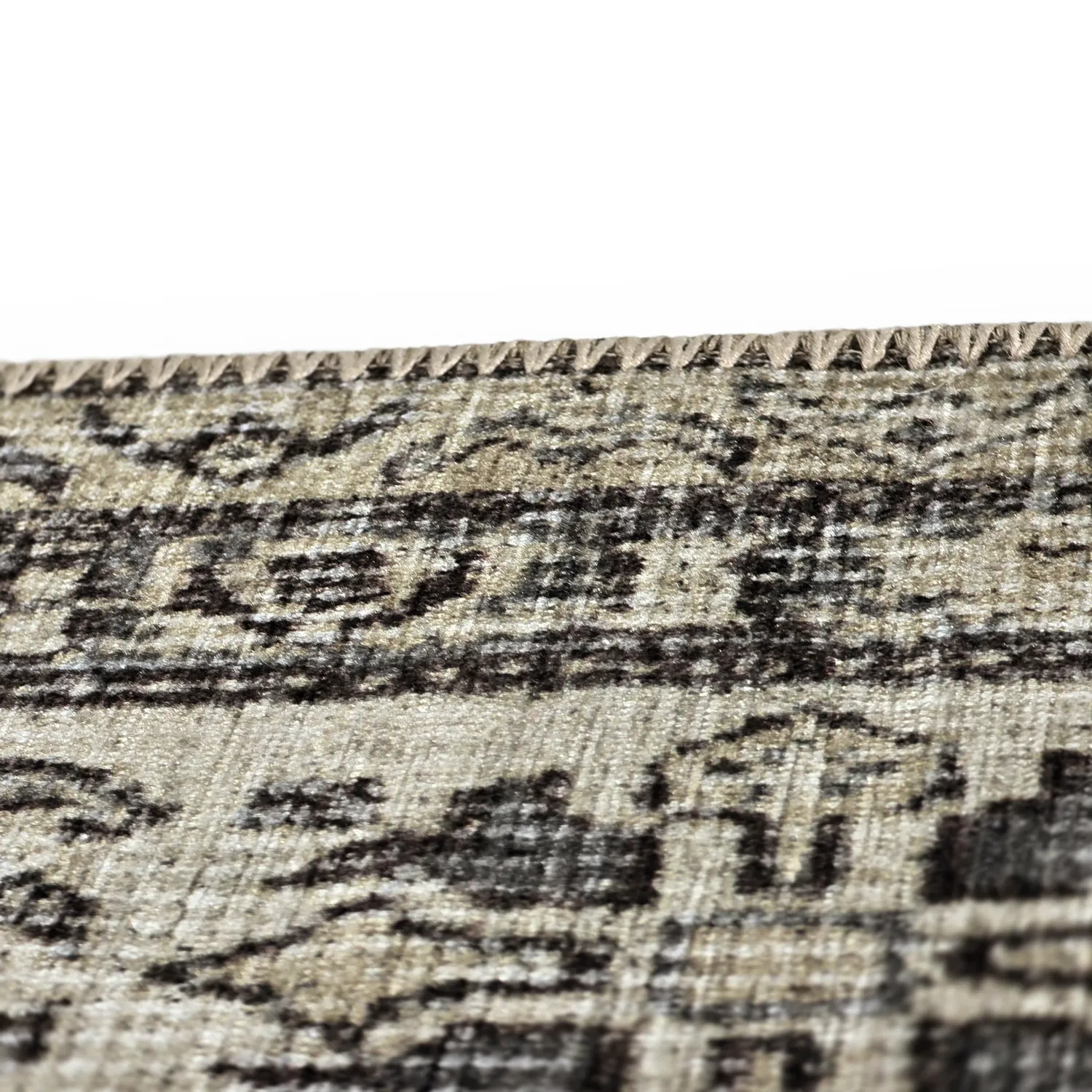 Flachgewebter Teppich - Zuleina (dunkelgrau)