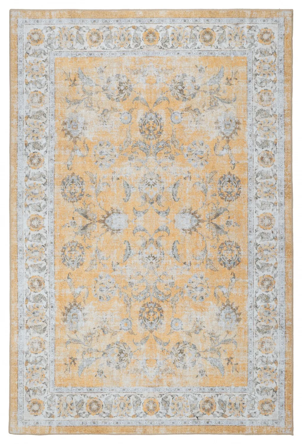 Tapis tissé à plat - Adeleine (jaune)