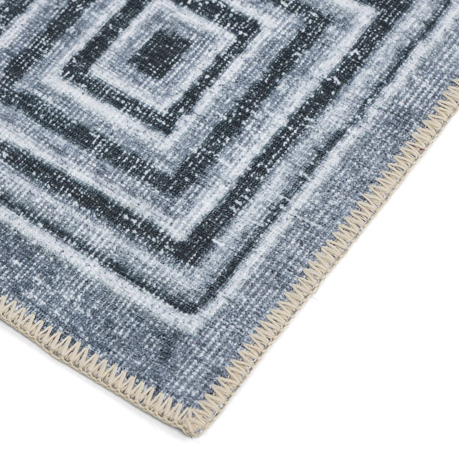 Tapis tissé à plat - Ankara Versace (gris)