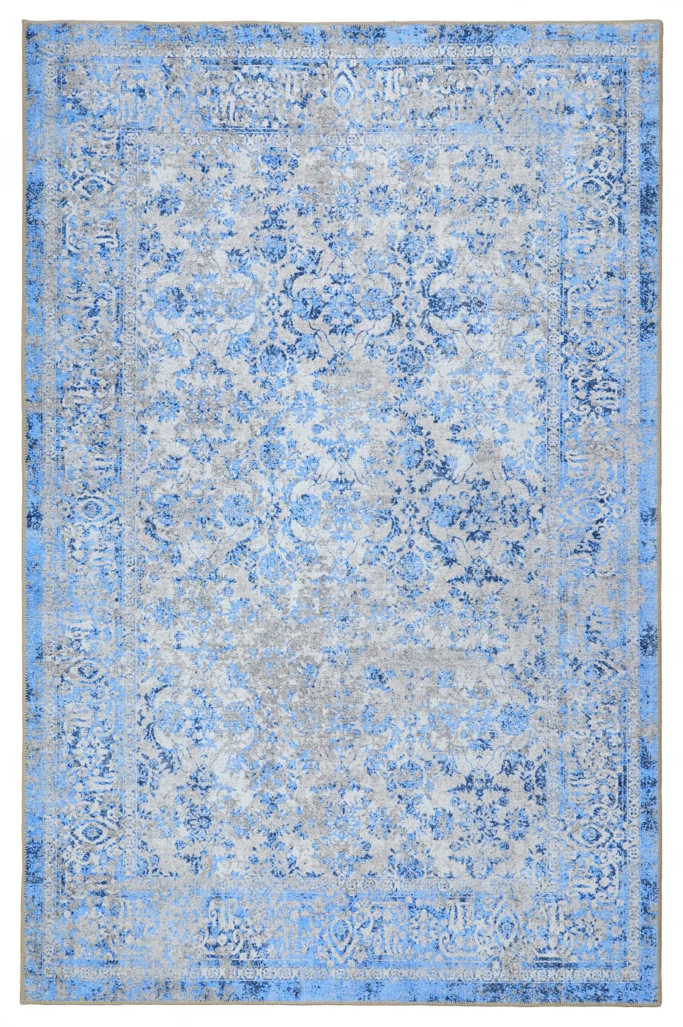 Flachgewebter Teppich - Denizli (blau)