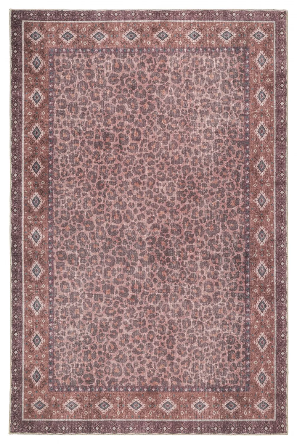 Flachgewebter Teppich - Gaborone (braun)