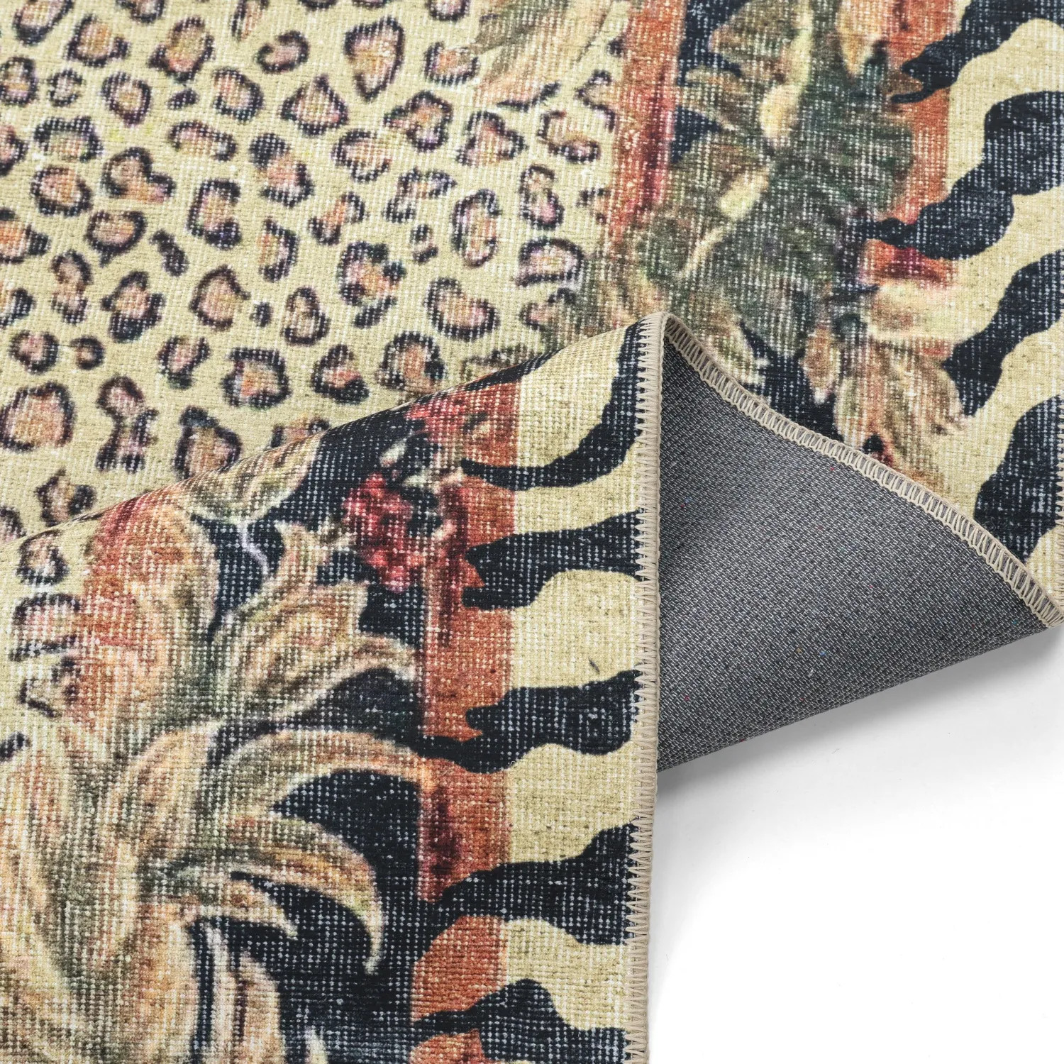 Flachgewebter Teppich - Katavi (beige/mehrfarbig)
