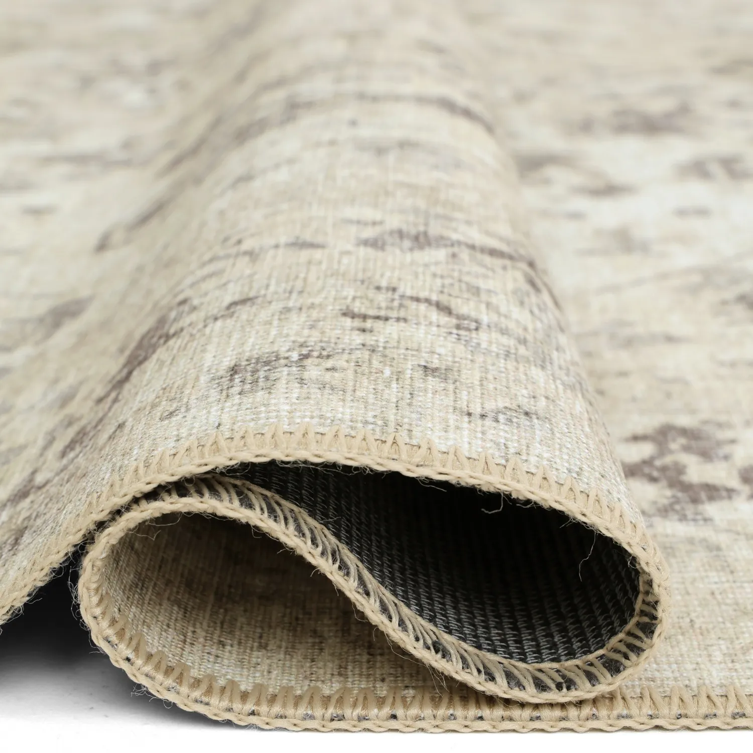 Tapis tissé à plat - Mateur (beige)
