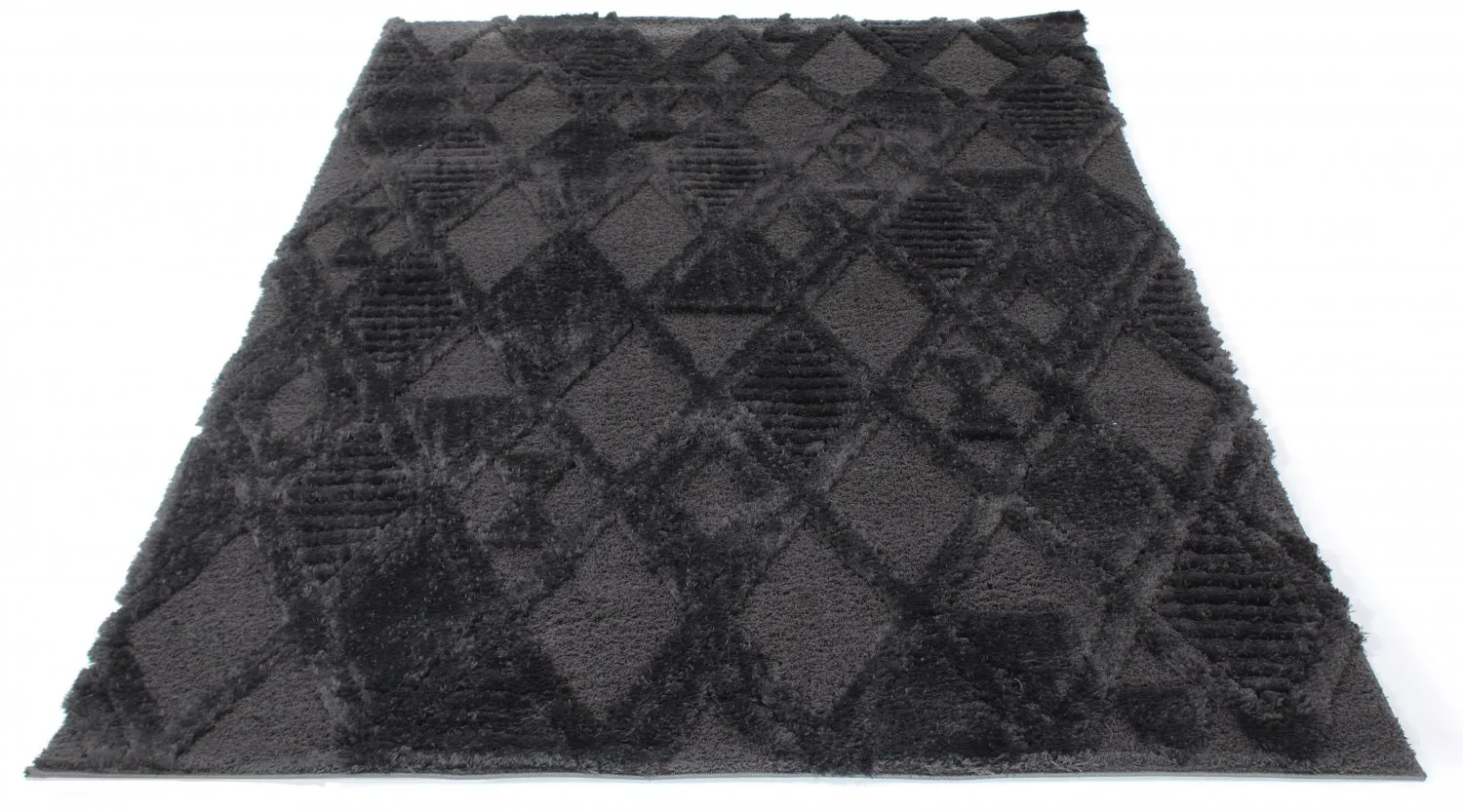 Hochflorteppiche - Rostock (schwarz)