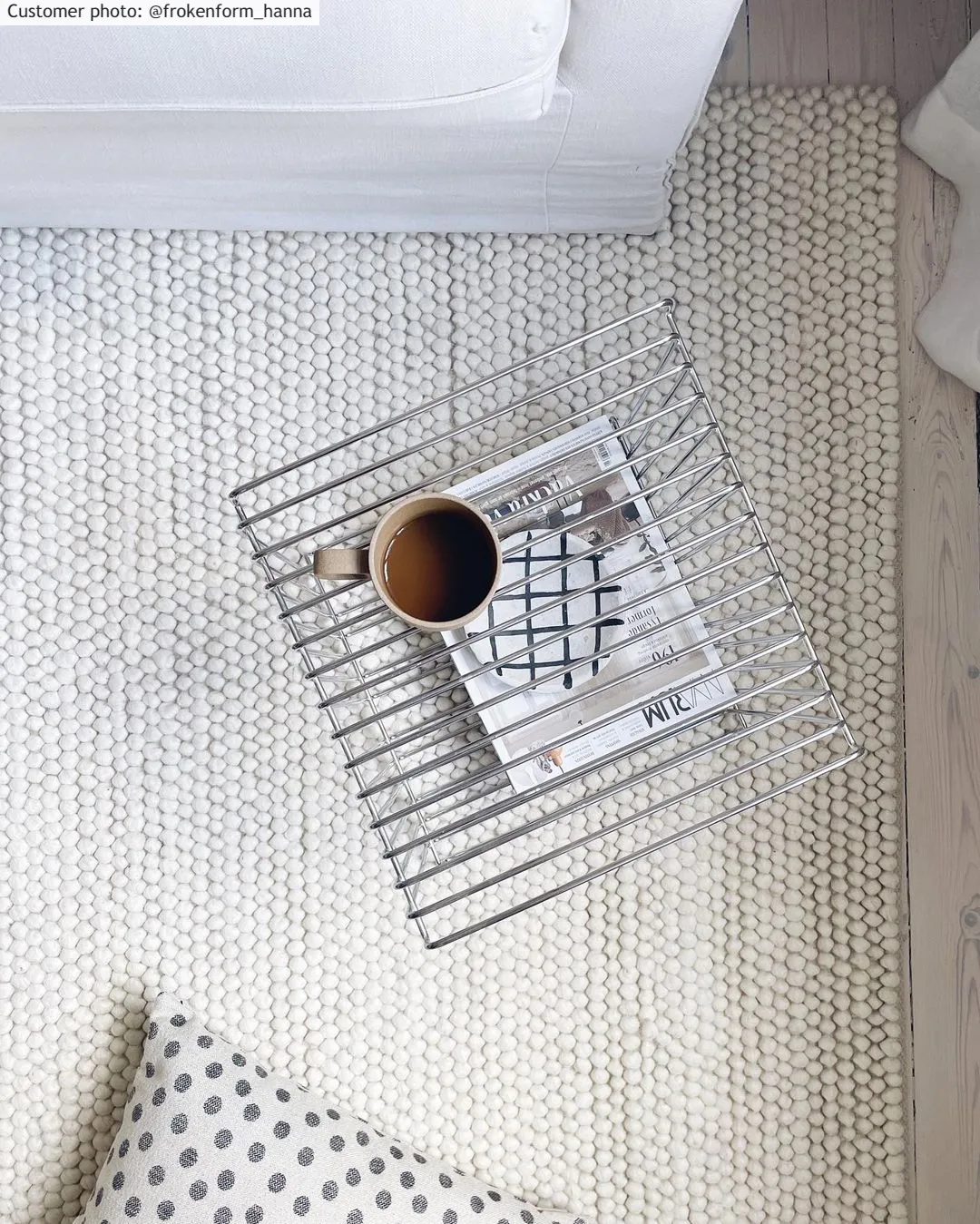 Wollteppich - Avafors Wool Bubble (beige)