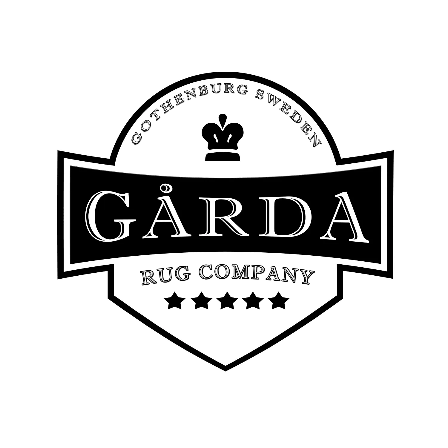 Rund Teppich - Savino (schwarz/weiß/grau)