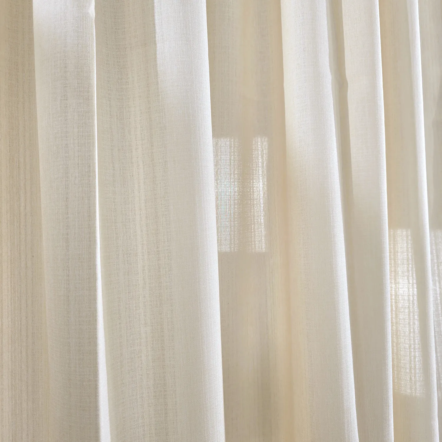 Rideaux - Rideau imitation lin Andrada (beige)