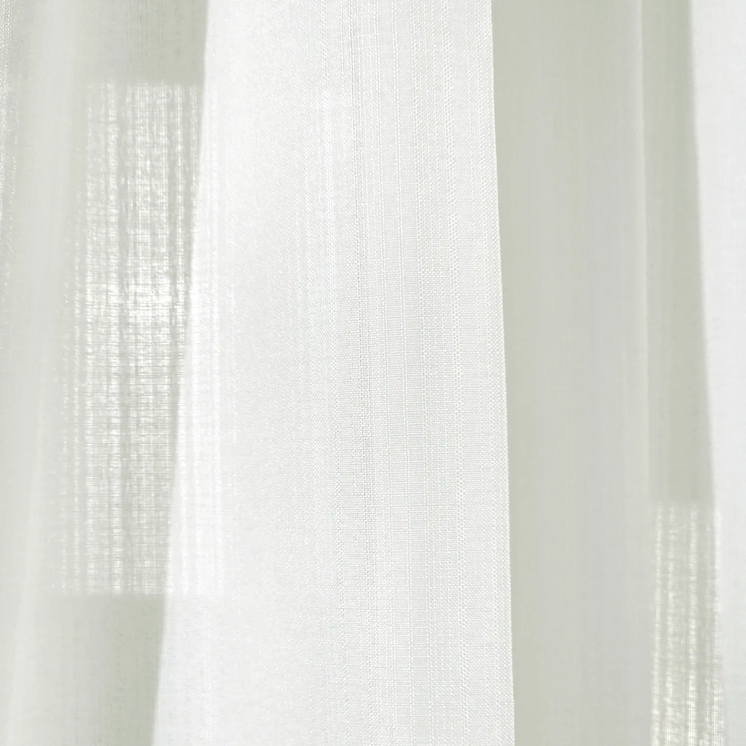 Vorhänge - Gardine in Leinenoptik Andrada (weiß)