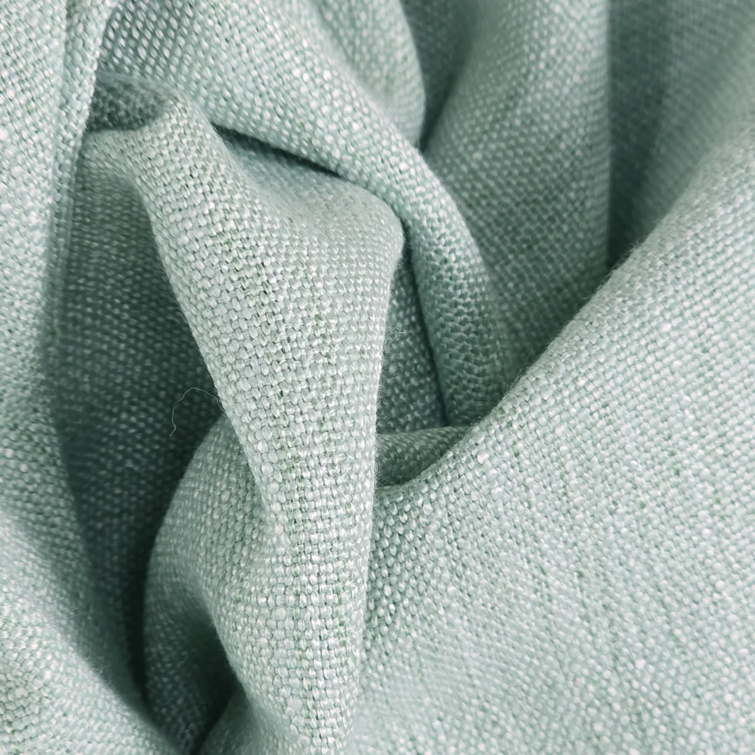 Vorhänge - Leinenvorhang Melania (helltürkis)