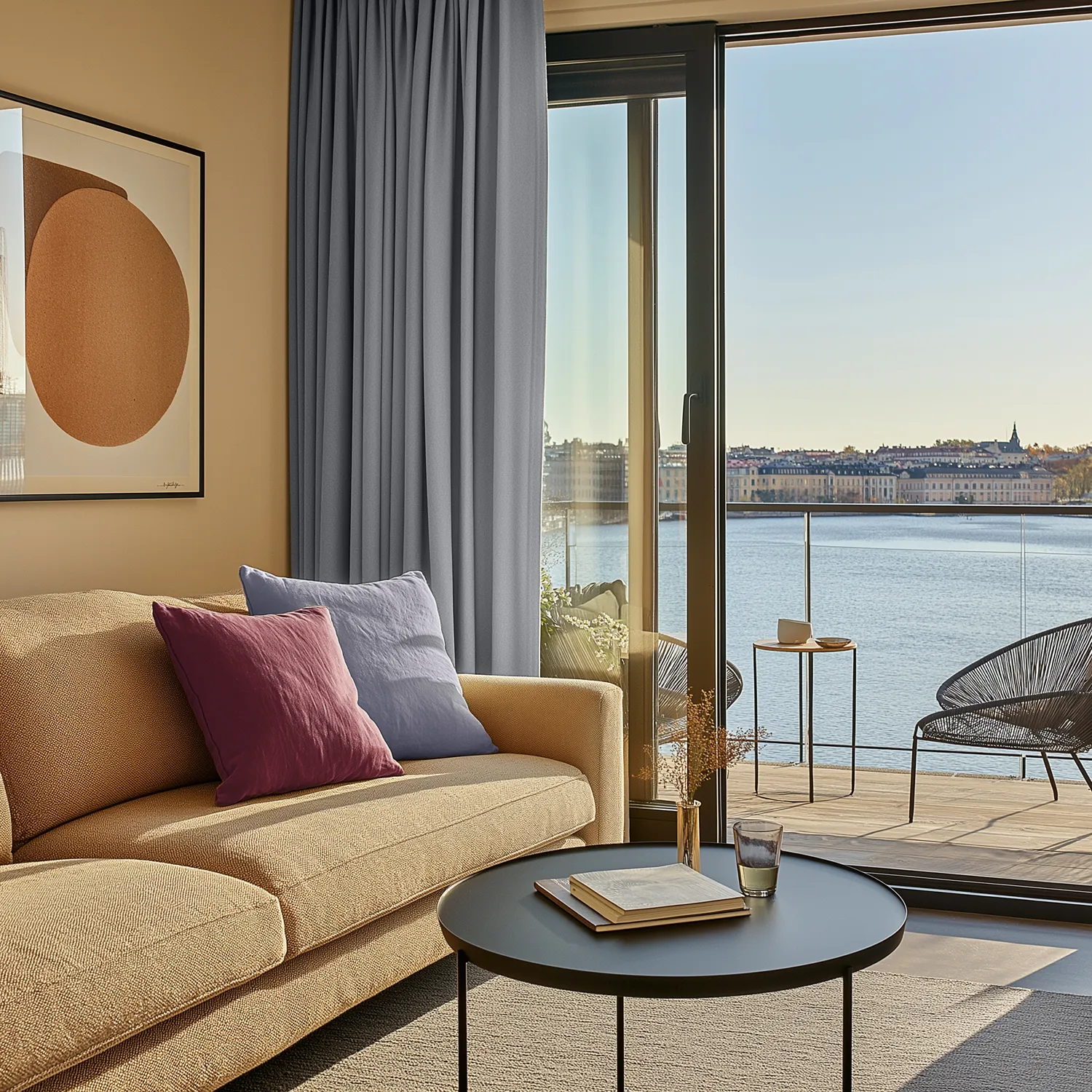 Vorhänge - Verdunkelungsvorhänge Octavia (hellgrau)