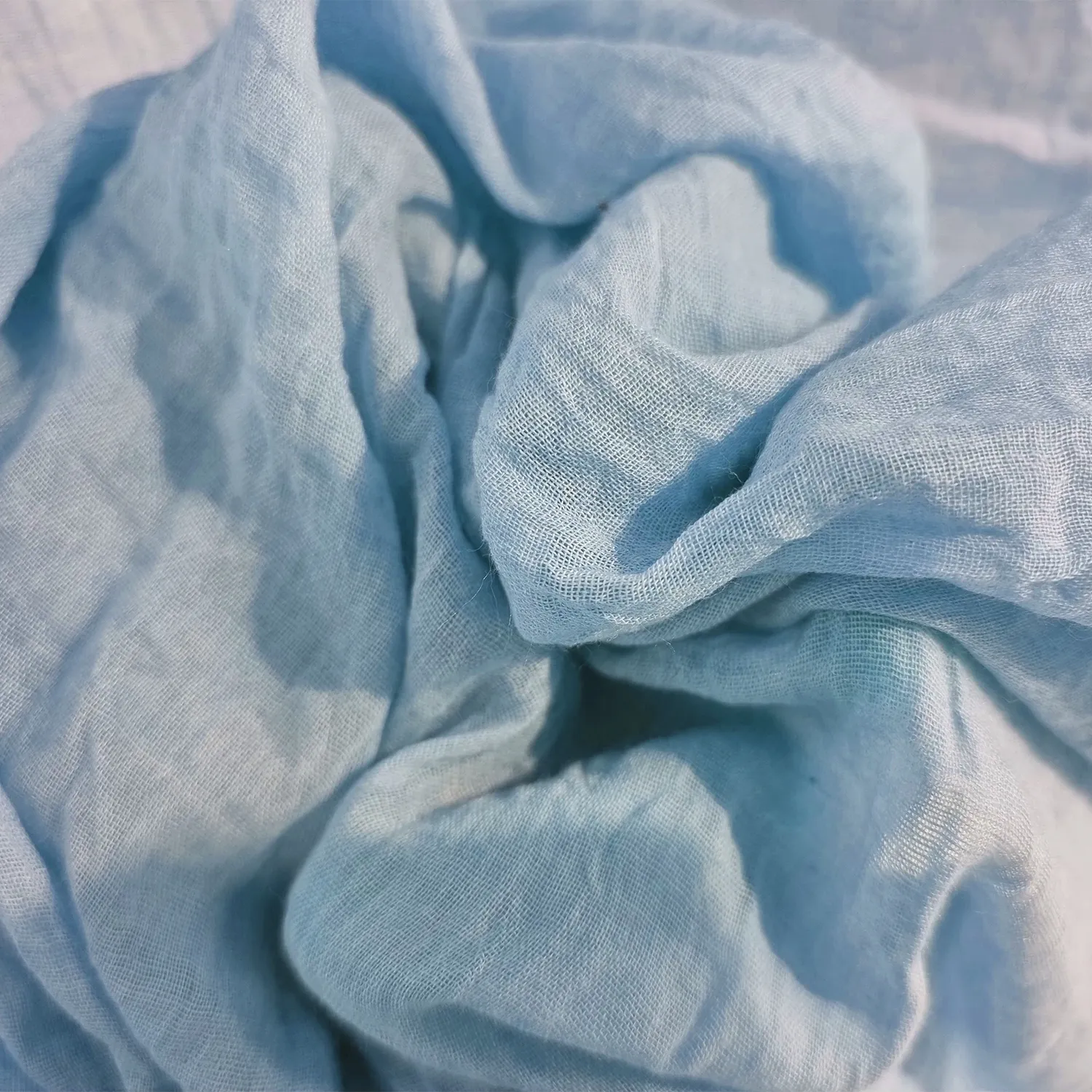 Vorhänge - Spitzenvorhang Hilma (blau)