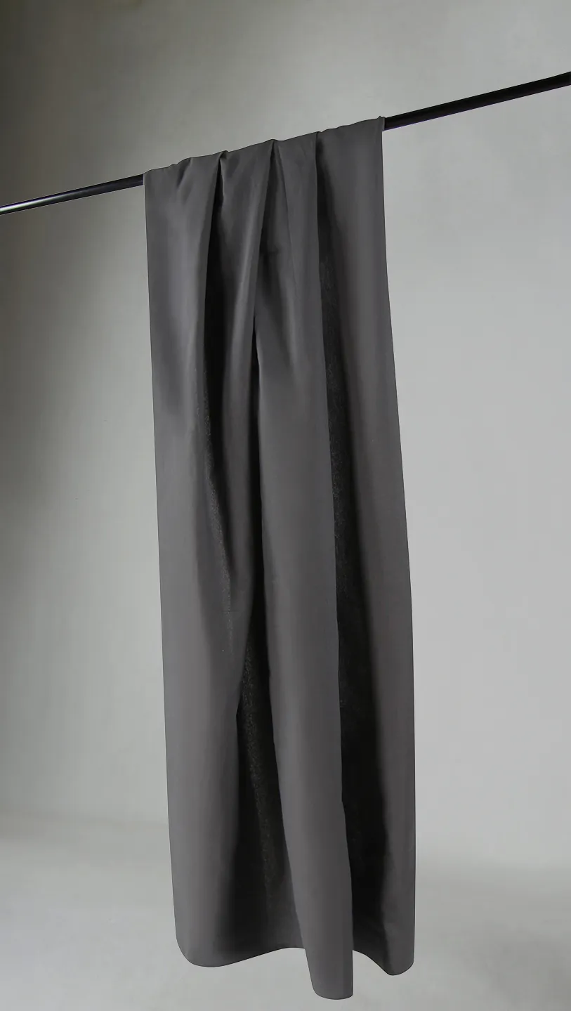 Rideaux - Rideau en coton Anja (gris foncé)