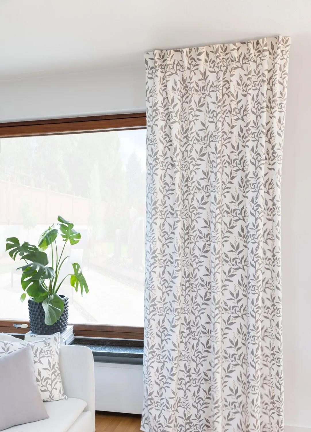 Rideaux - Rideau en coton Katri (gris)