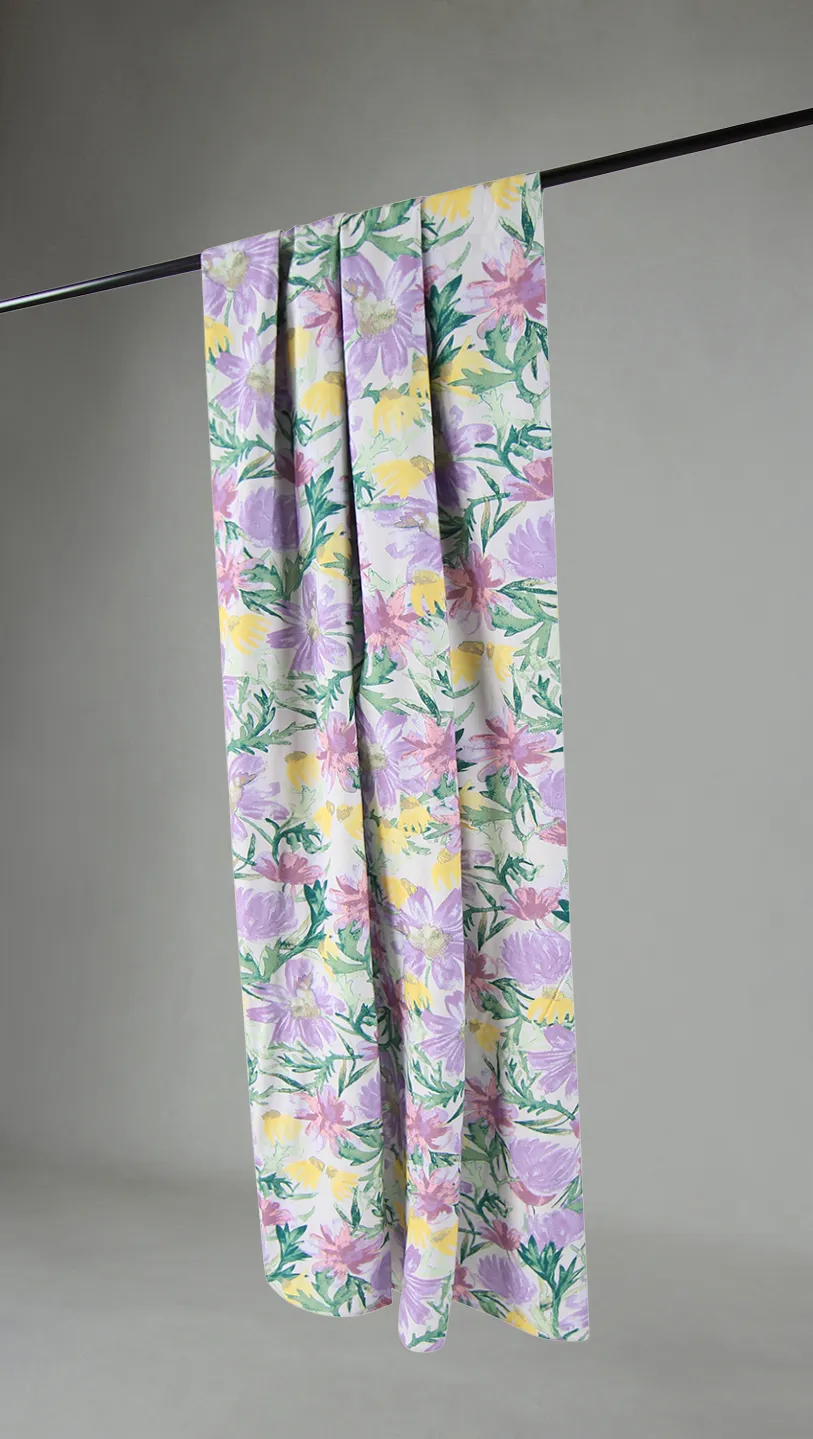 Vorhänge - Baumwollvorhang Cutie (lila)