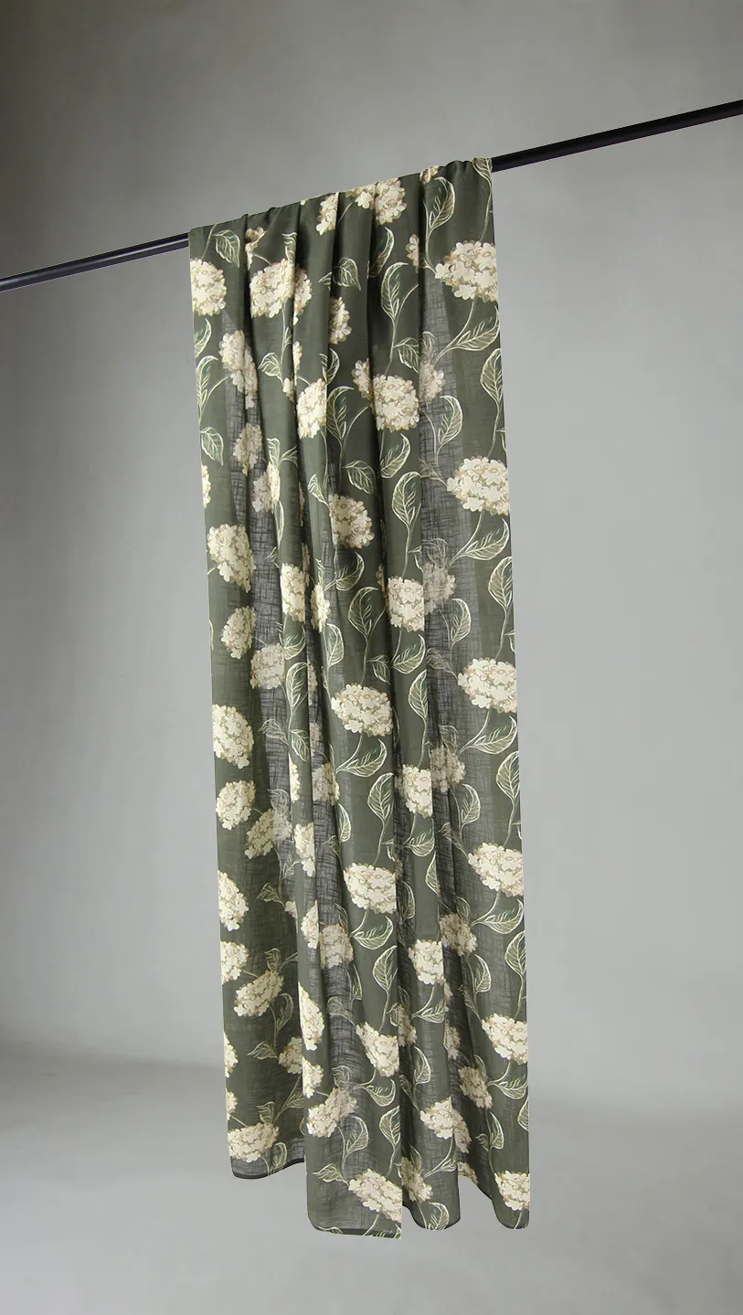 Vorhänge - Baumwollvorhang - Dorthe (grün)