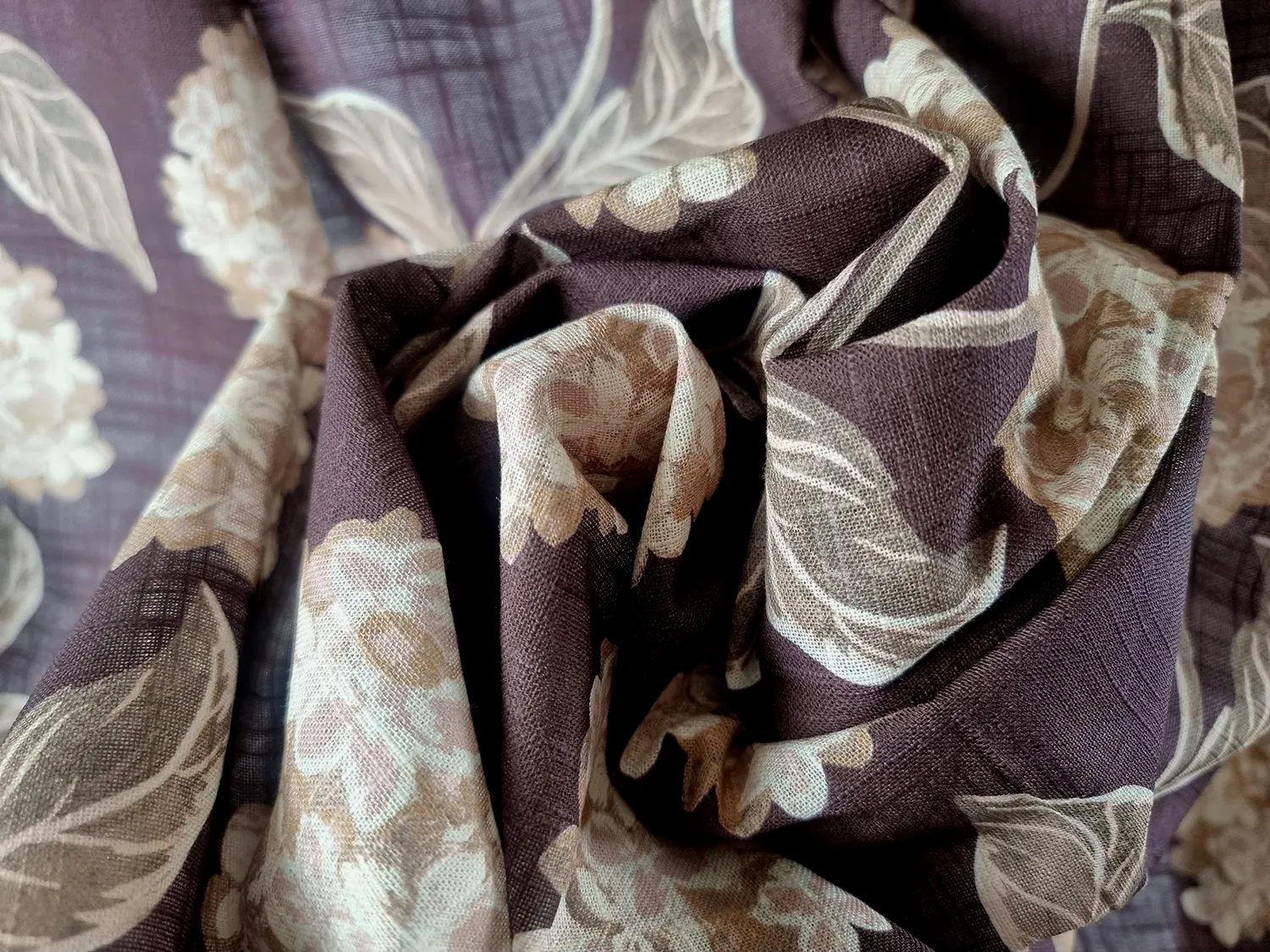Vorhänge - Baumwollvorhang - Dorthe (lila)