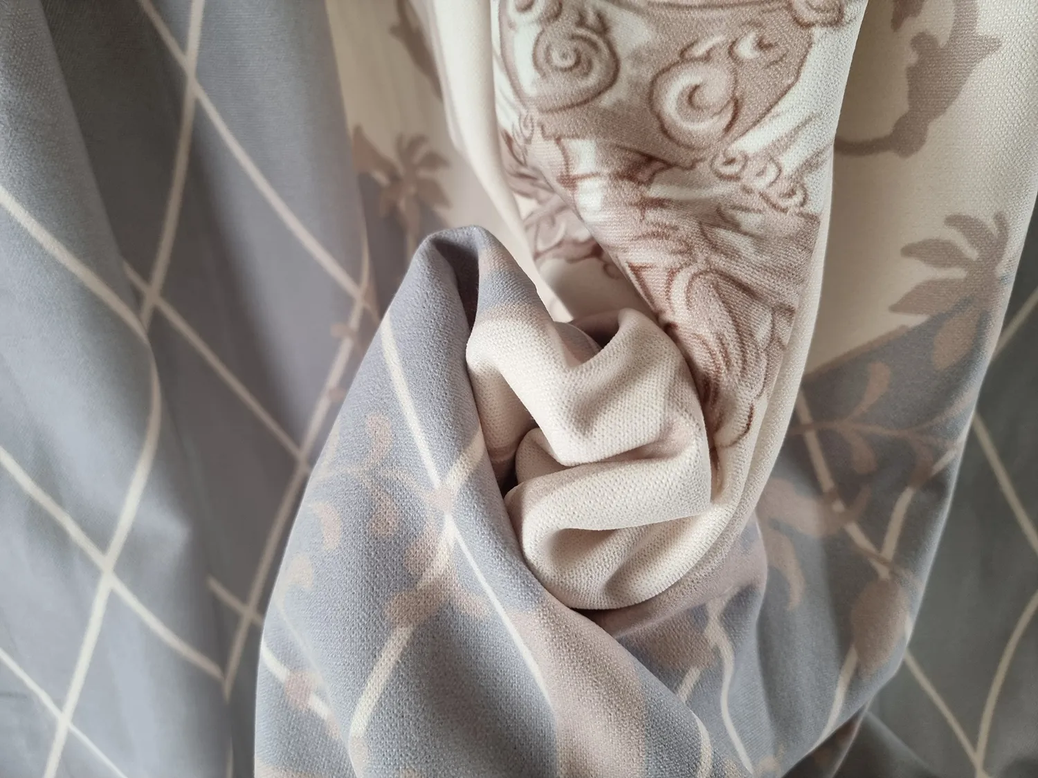 Vorhang - Eugene (hellblau)