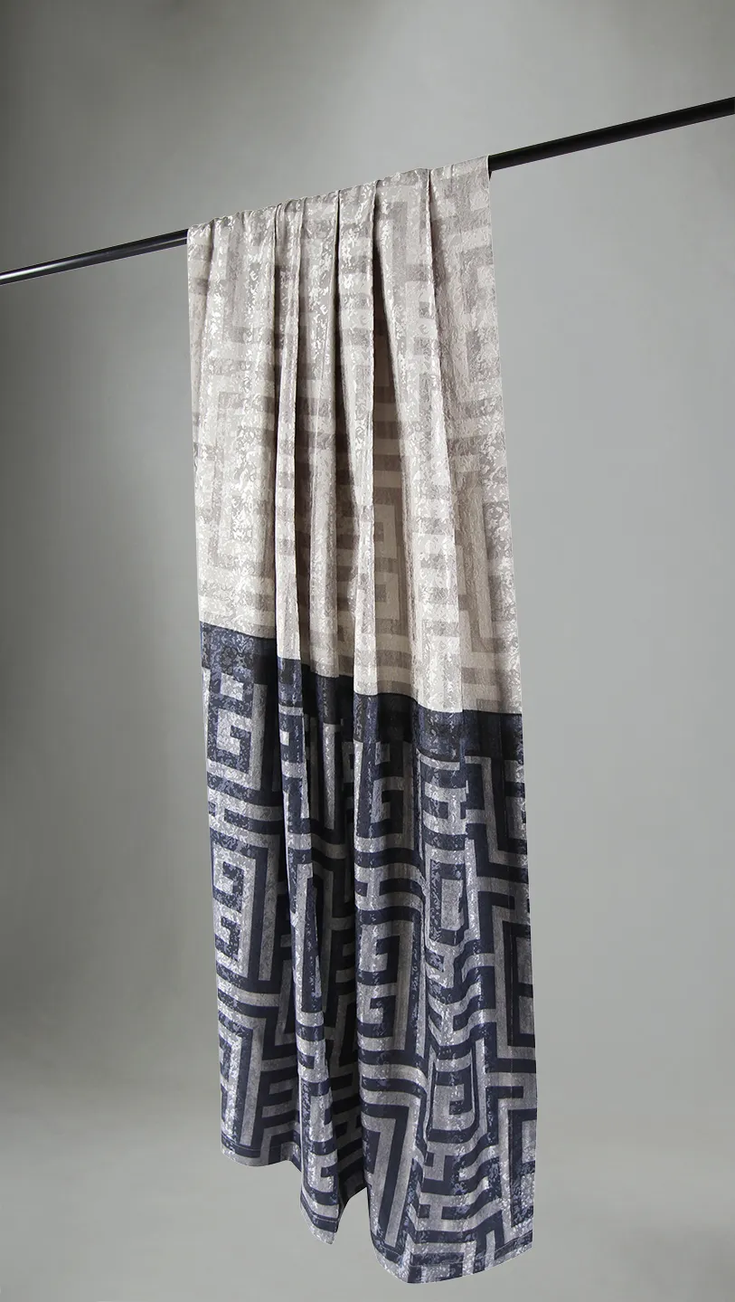 Vorhang - Murphy (blau)