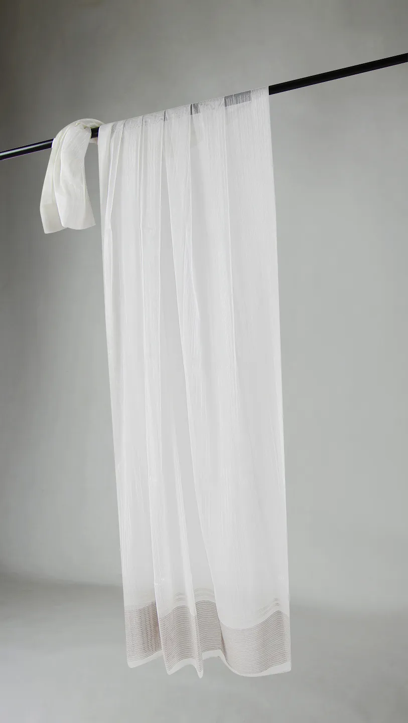 Vorhänge - Spitzenvorhang Capucine (weiß)