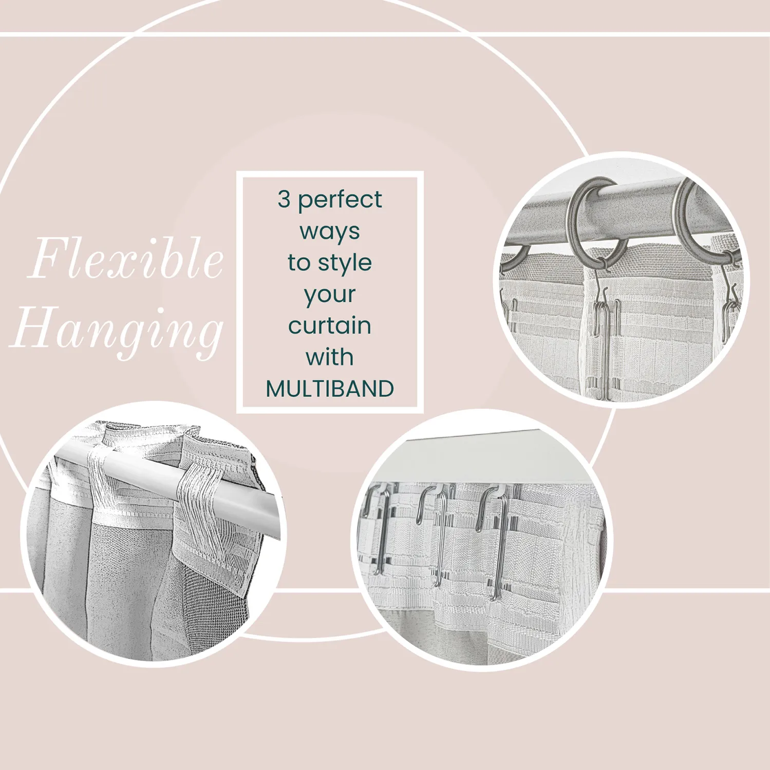 Rideaux - Rideau en lin Letitia (beige)