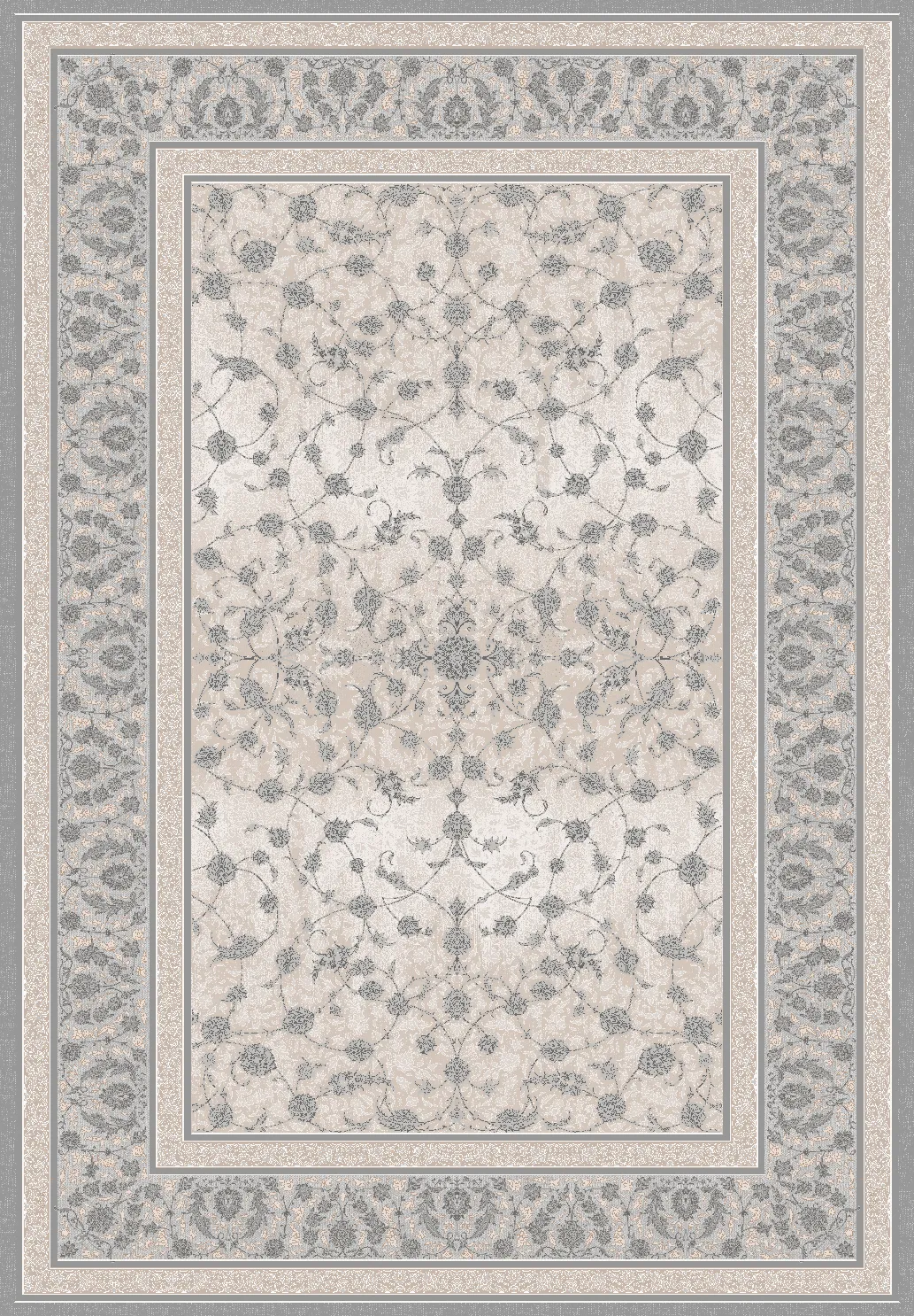 Wilton-Teppich - Genesis (grau)