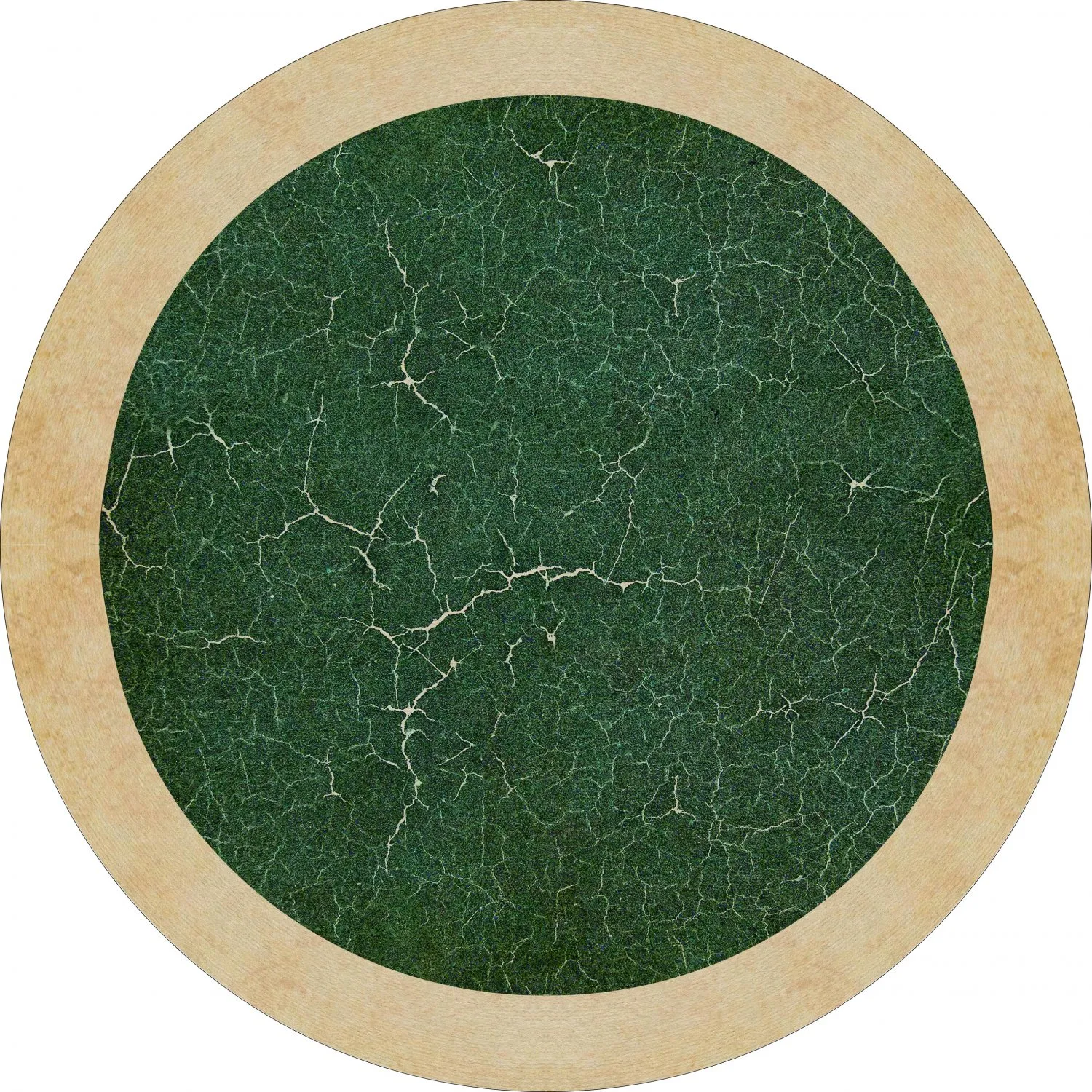 Rund Teppich - Laval (grün)
