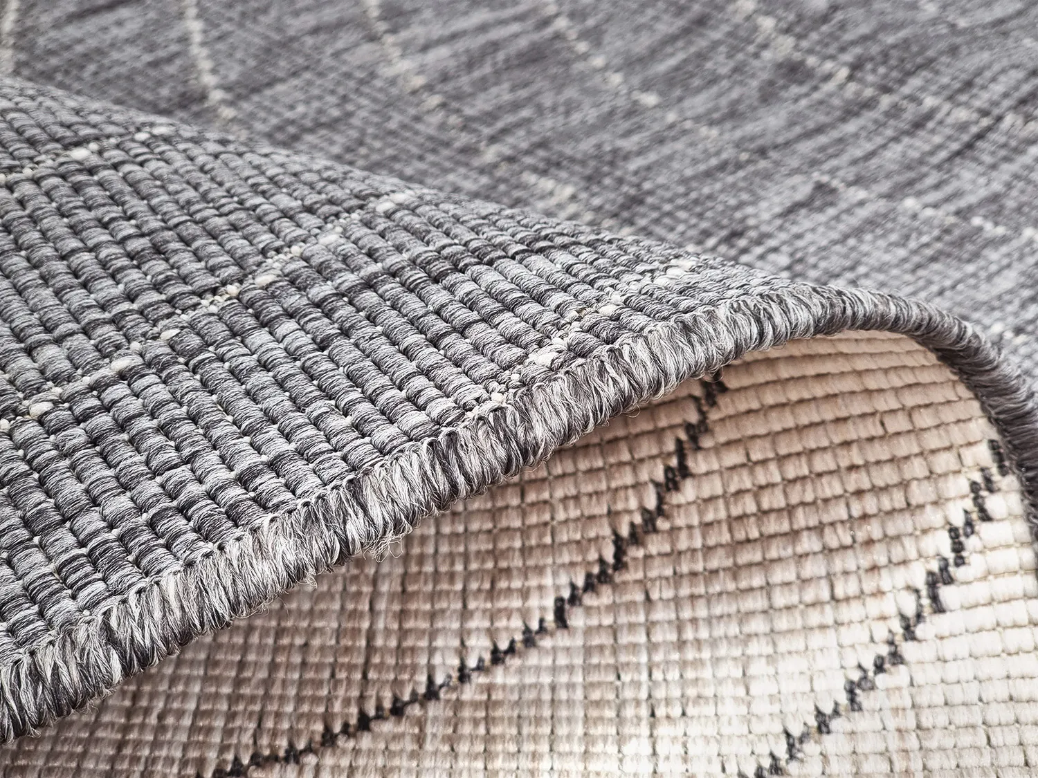 Teppich für innen und außen - Hayden (grau)