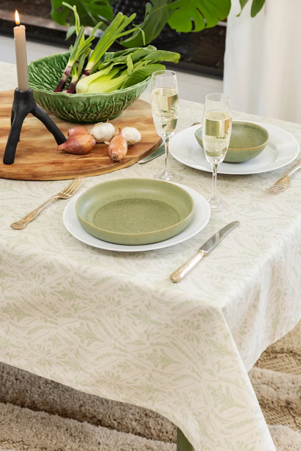 Baumwolltischdecke Helmi (grün)