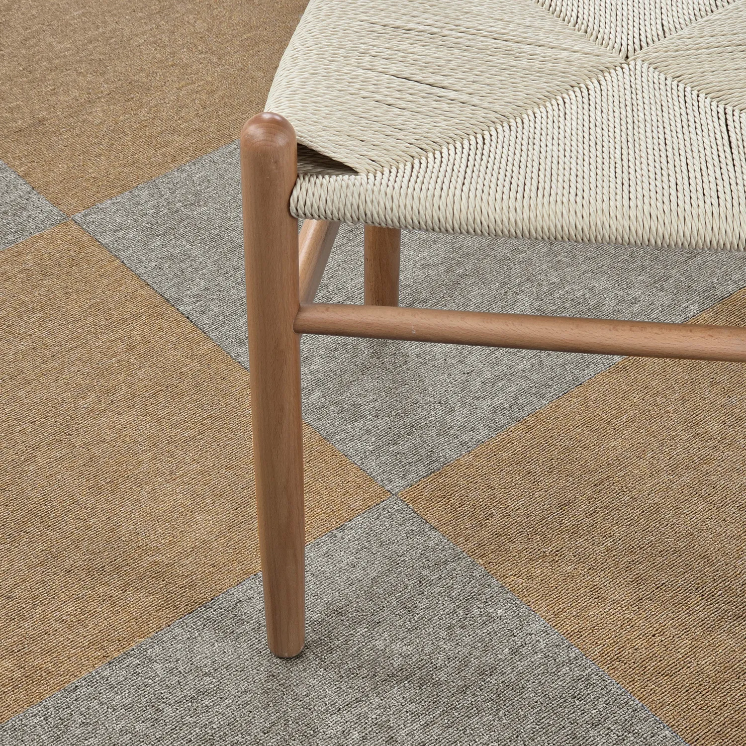 Teppichboden - Almeria Teppichfliesen 24 Stk. (beige)