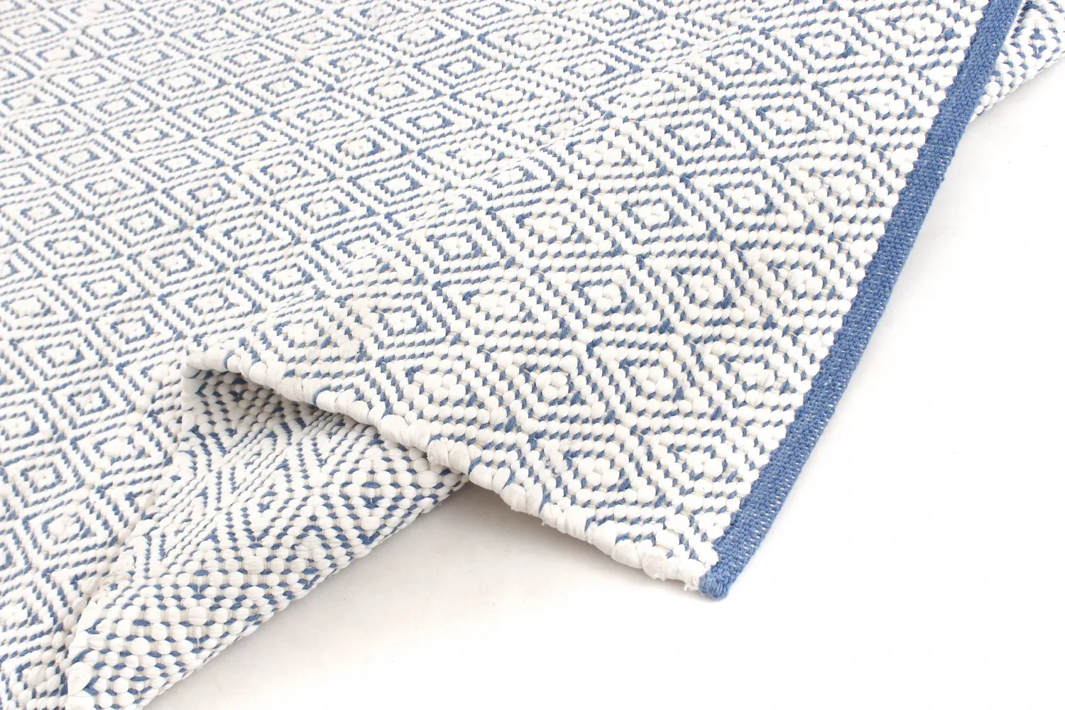 Flickenteppich - Falster (Blau)