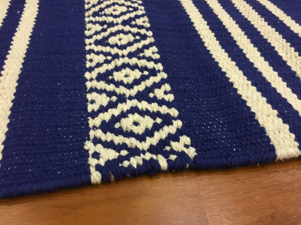 Flickenteppich - Ystad (blau)