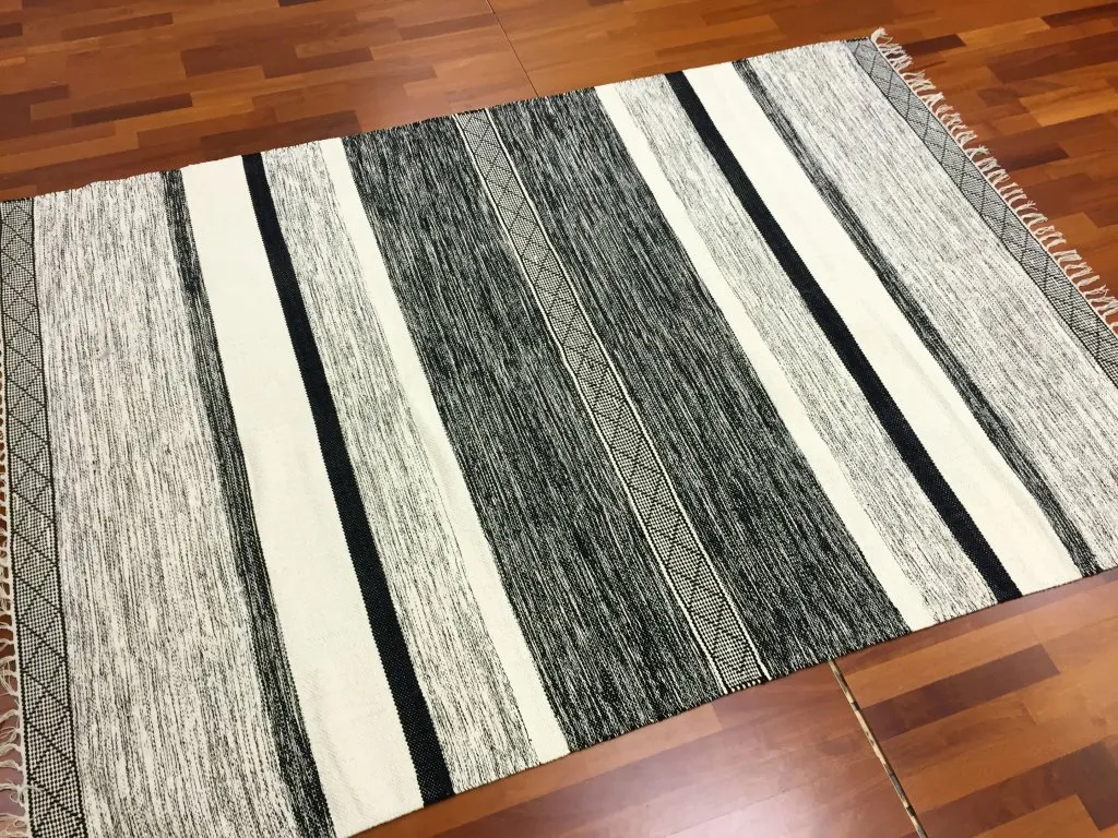 Flickenteppich - Nikita (grau)