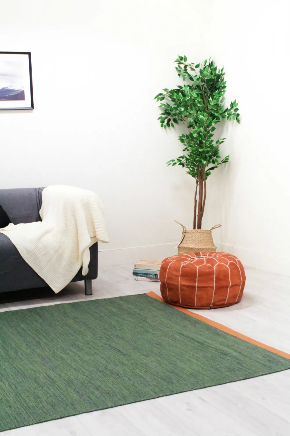 Wollteppich - Galway (grün)