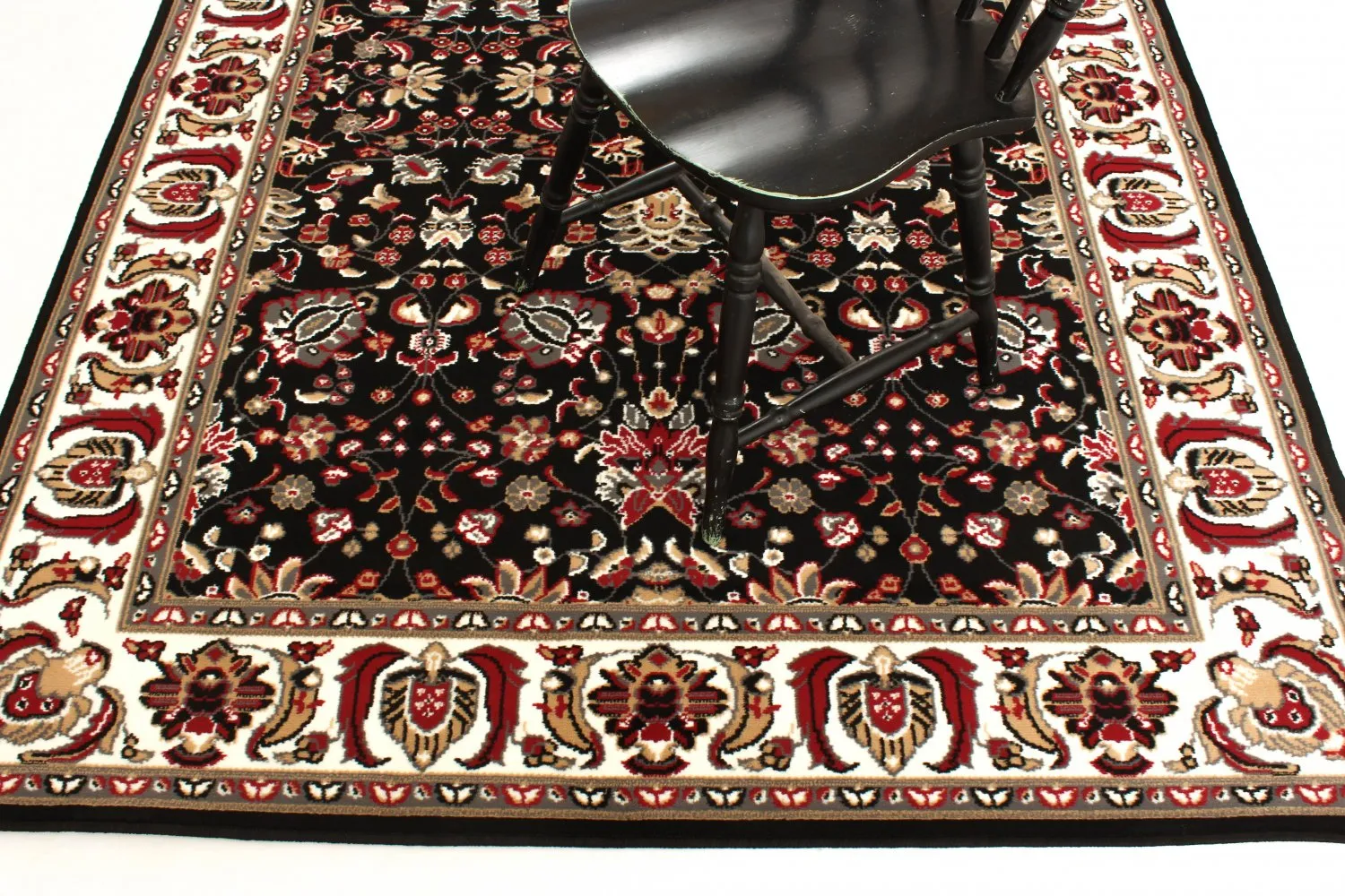 Wilton-Teppich - Peking Imperial (schwarz)