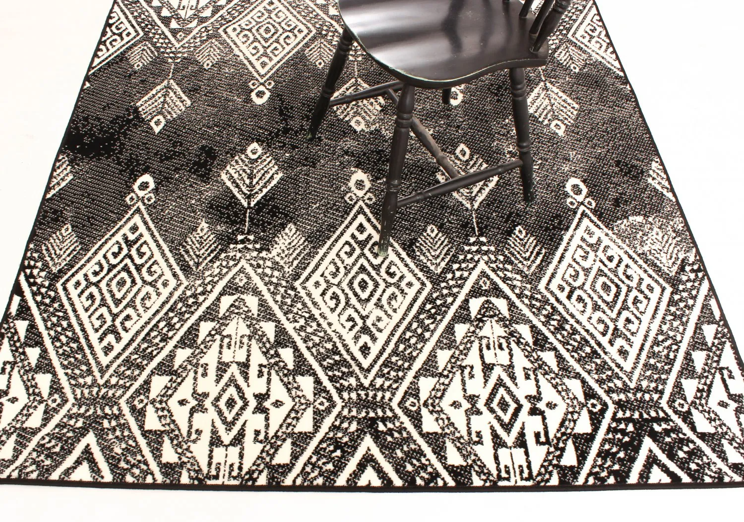 Wilton-Teppich - Florence York (schwarz)