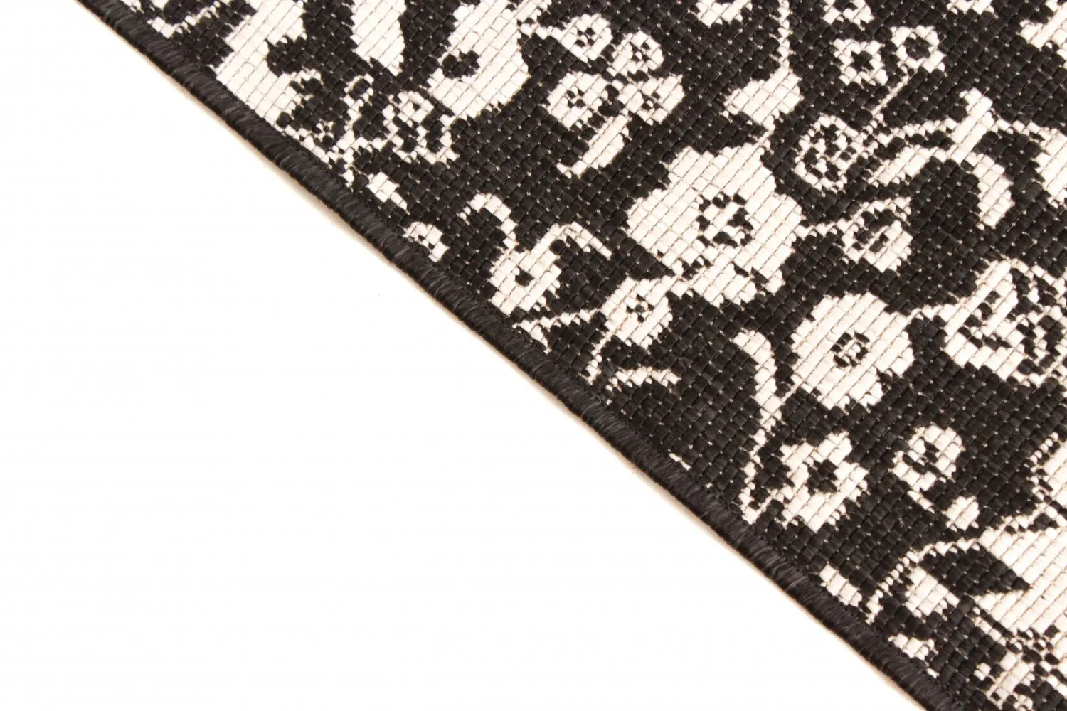 Teppich für innen und außen - Brussels Ocean (schwarz)