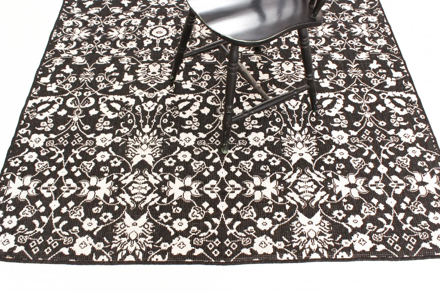 Teppich für innen und außen - Brussels Ocean (schwarz)