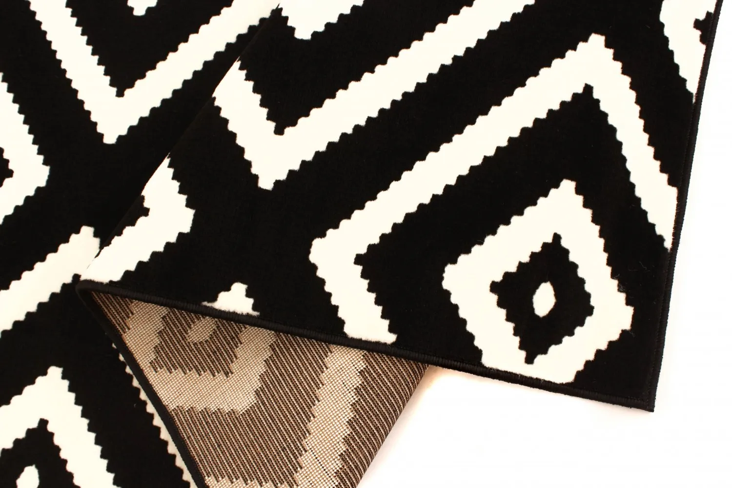 Wilton-Teppich - Florence Preston (schwarz)