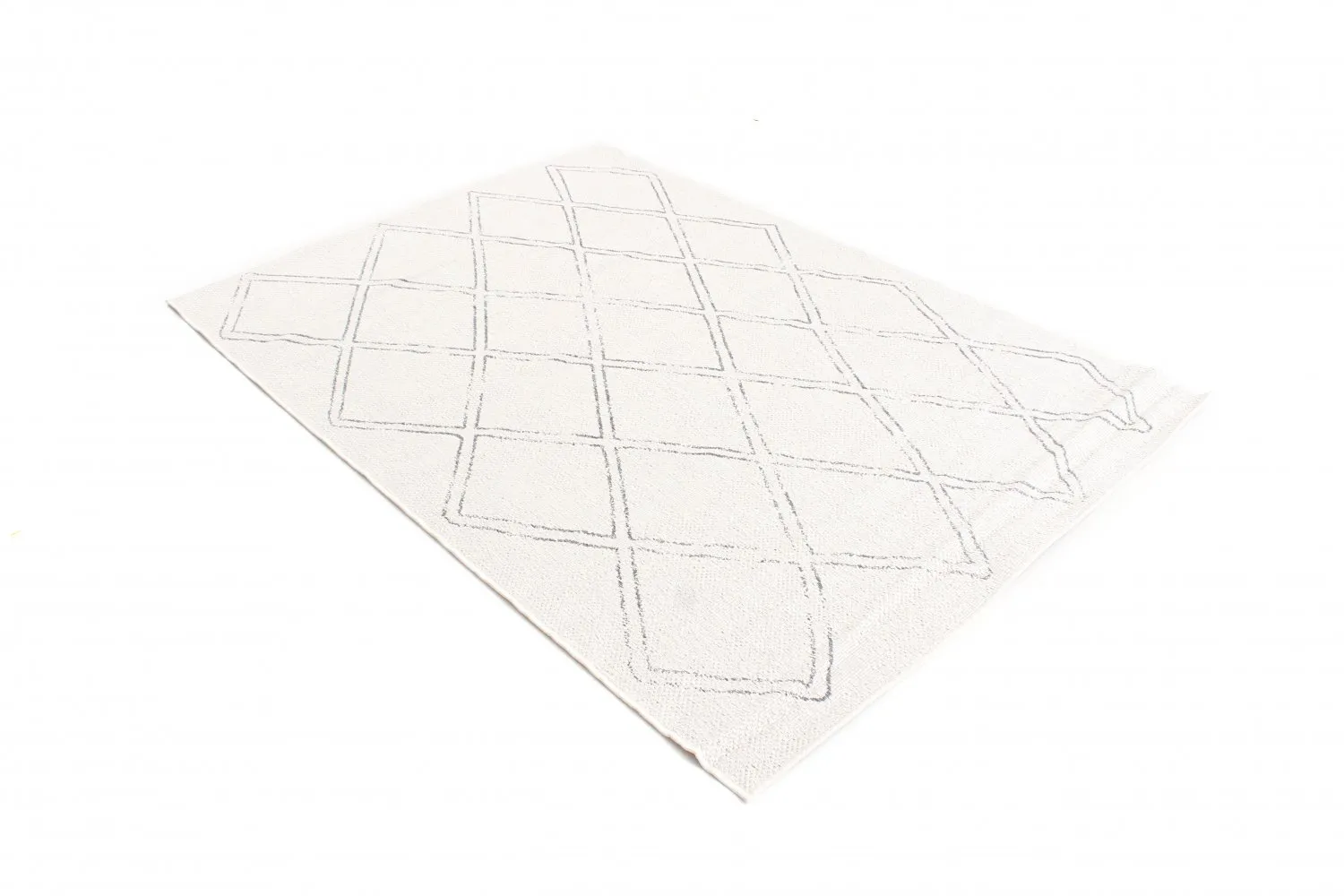 Teppich für innen und außen - Brussels Diamond (weiß)