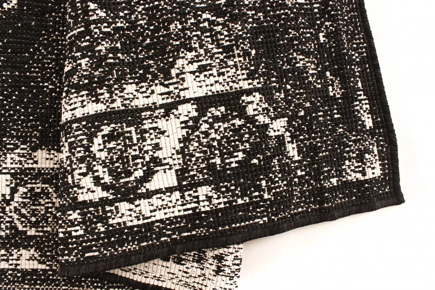 Teppich für innen und außen - Brussels Weave (schwarz)