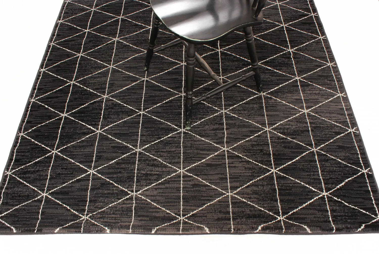 Wilton-Teppich - Florence Howth (schwarz)