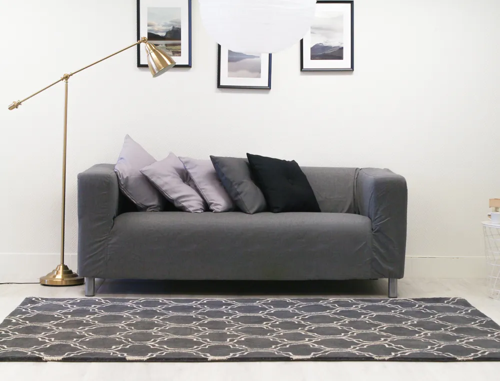 Wollteppich - Korinth (dunkelgrau)